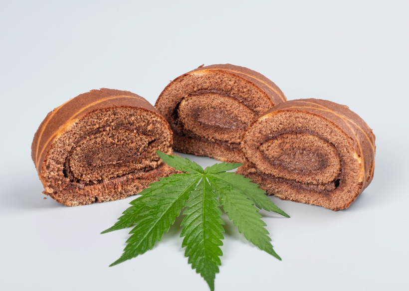 Chocolate and CBD cakes